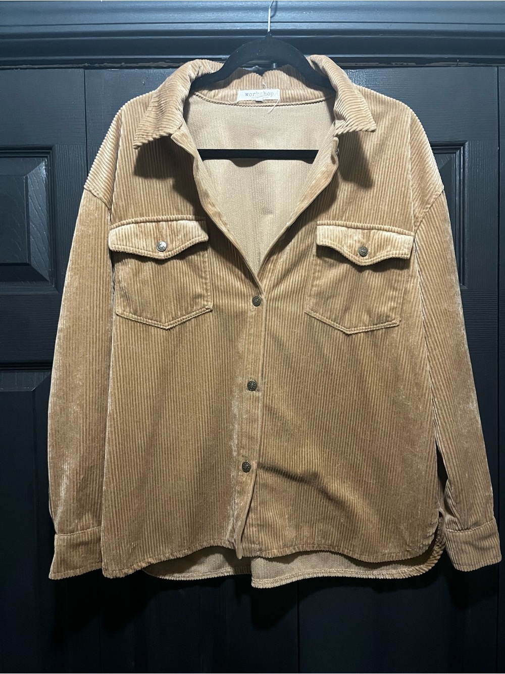 Workshop Republic Oversized Corduroy Shirt Jacket